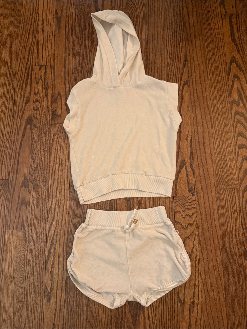 1+ in the family Terry cloth shorts set 4T